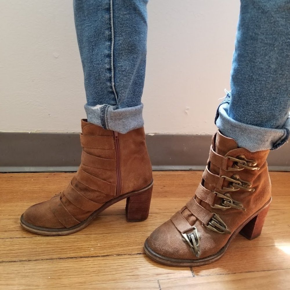 Jeffrey Campbell Leather Heeled Boots